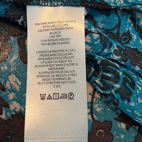 Anthropologie sheer floral blouse size S, new with tags - Picture 7 of 8